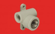 Instalace a rozvody – PPR T-kus nástěnný 25x1/2 (průchozí nástěnka)